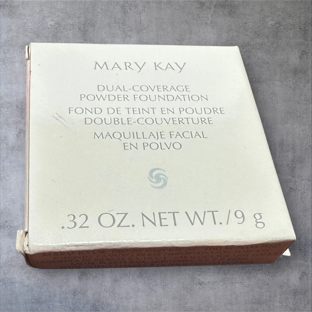 Mary Kay Dual-Coverage Powder Foundation Ivory‎ 100 0.32oz New 869500 Refill